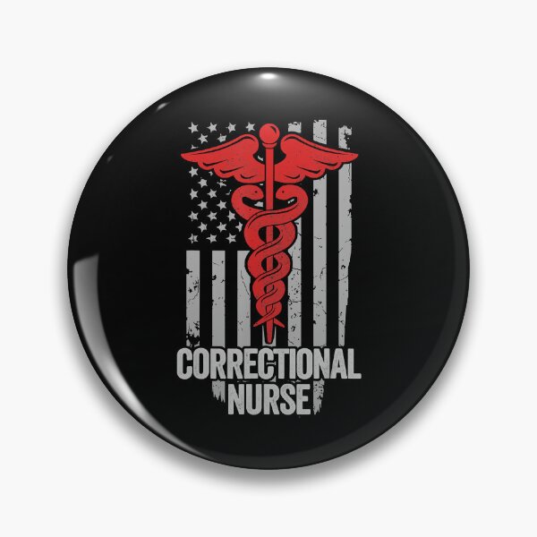 Item preview, Correctional Nurse Apparel American Flag Thin Line Nursing designed and sold by RoseEddon.