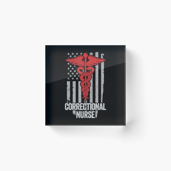 Item preview, Correctional Nurse Apparel American Flag Thin Line Nursing designed and sold by RoseEddon.