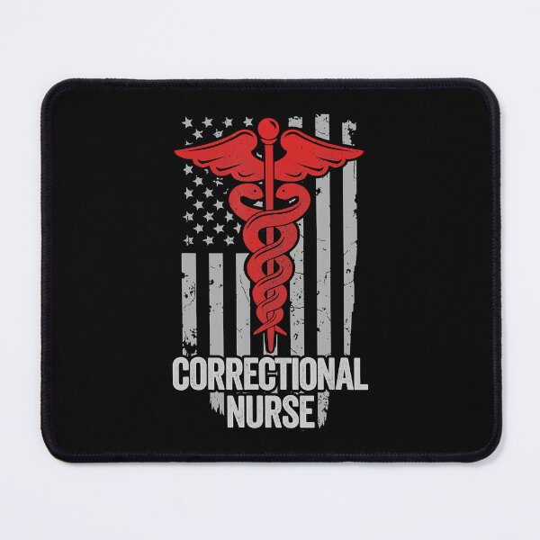 Item preview, Correctional Nurse Apparel American Flag Thin Line Nursing designed and sold by RoseEddon.