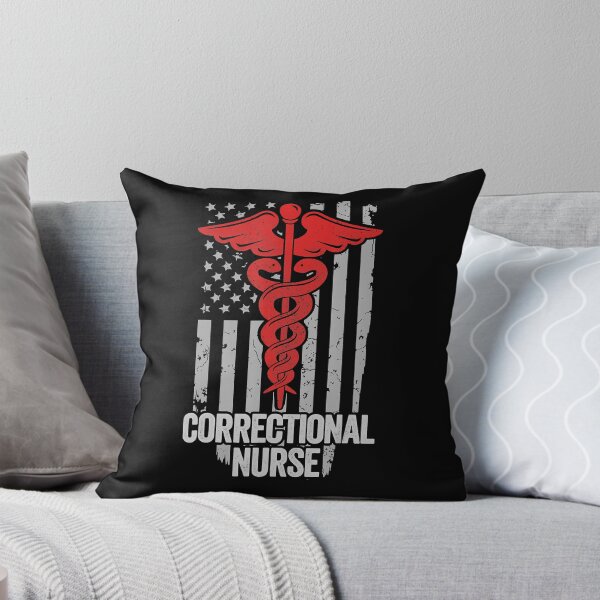 Item preview, Correctional Nurse Apparel American Flag Thin Line Nursing designed and sold by RoseEddon.