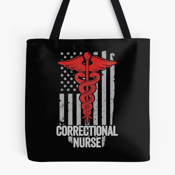 Item preview, Correctional Nurse Apparel American Flag Thin Line Nursing designed and sold by RoseEddon.