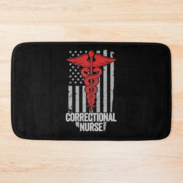 Item preview, Correctional Nurse Apparel American Flag Thin Line Nursing designed and sold by RoseEddon.