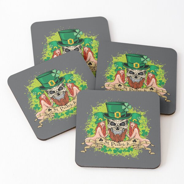 Item preview, st. Patrick skull designed and sold by amid999.