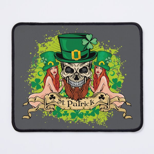 Item preview, st. Patrick skull designed and sold by amid999.