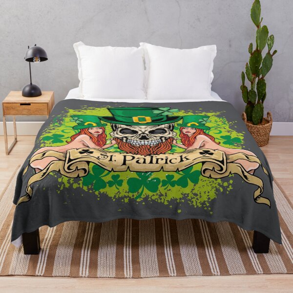 Item preview, st. Patrick skull designed and sold by amid999.