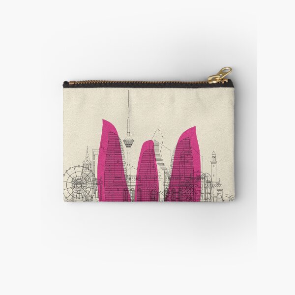 Item preview, Abstract City Posters: Baku, Azerbaijan designed and sold by A Deniz Akerman.