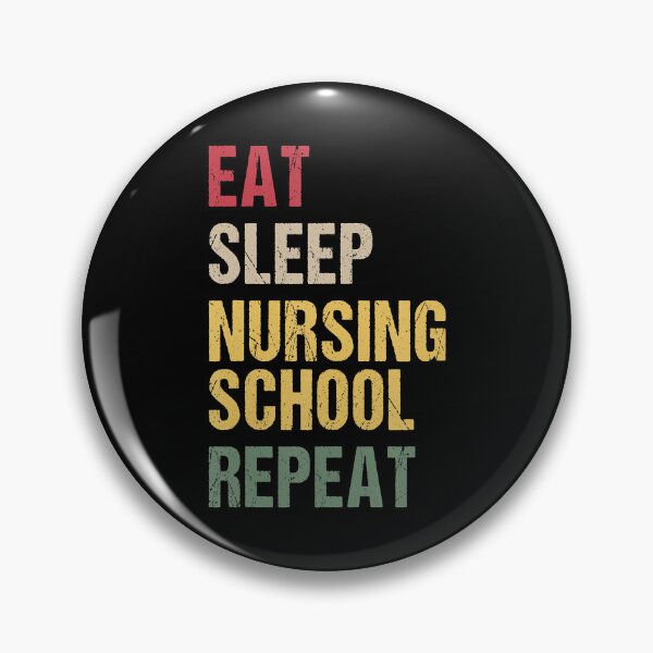 Item preview, Eat Sleep Nursing School Repeat designed and sold by RoseEddon.