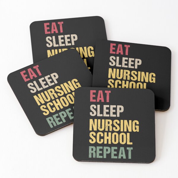 Item preview, Eat Sleep Nursing School Repeat designed and sold by RoseEddon.