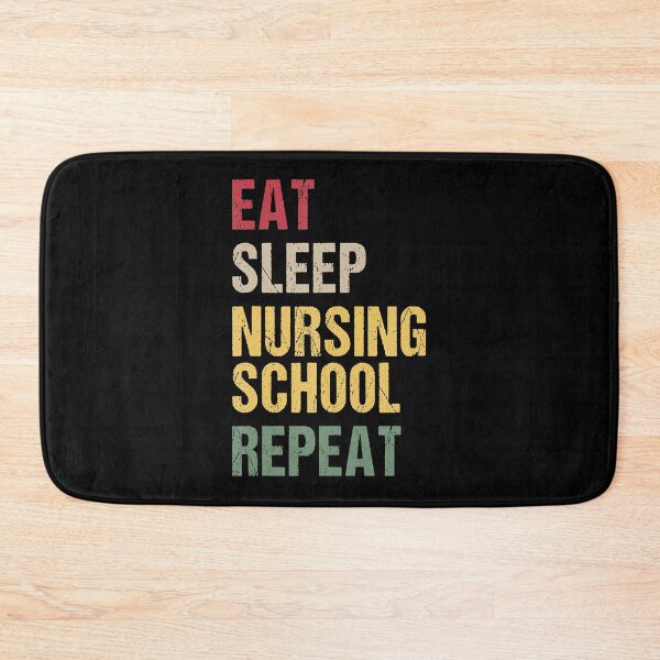 Item preview, Eat Sleep Nursing School Repeat designed and sold by RoseEddon.