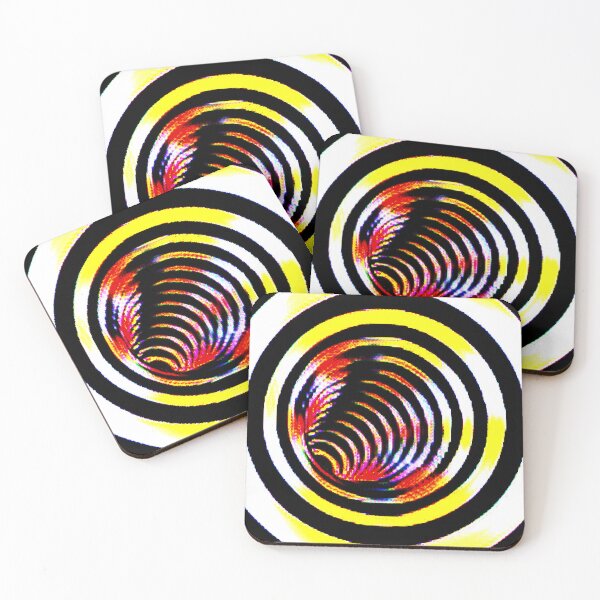 Item preview, Retro Swirly Tunnel - Optical Illusion Trippy Design designed and sold by MrGiftee.