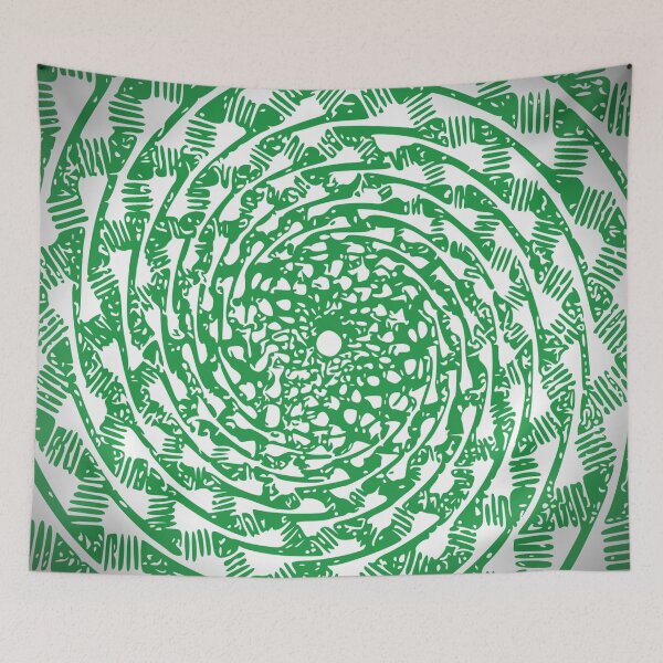 Item preview, The Green - Optical Illusion Trippy Tunnel Design designed and sold by MrGiftee.