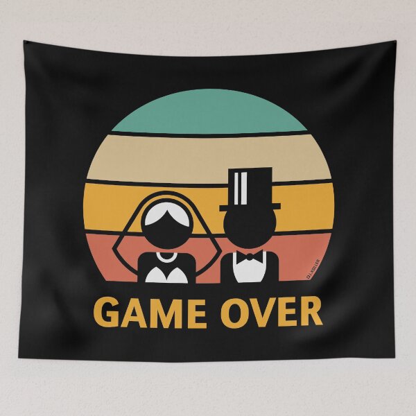 Item preview, Bridal Pair / Game Over / Sunset (Wedding / 5C) designed and sold by Roderix.