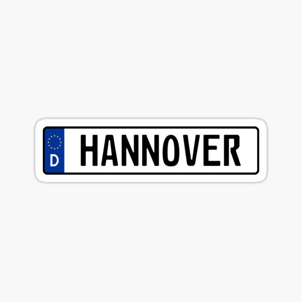 Hannover Kennzeichen Magnet for Sale by snxworld