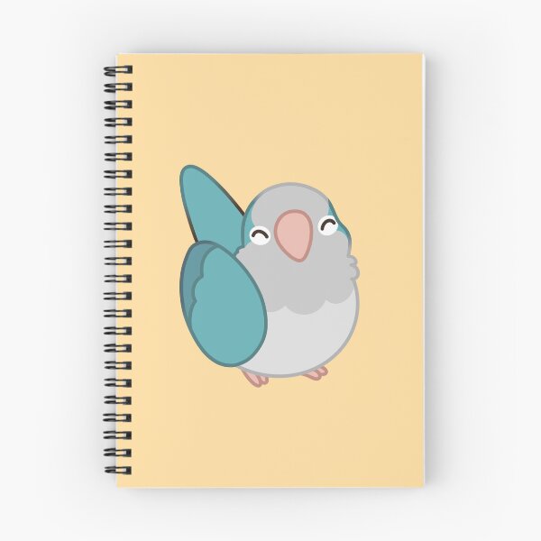 Item preview, Blue Palid Quaker Parrot Borb designed and sold by catyart.