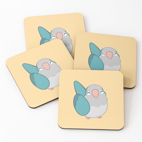 Item preview, Blue Palid Quaker Parrot Borb designed and sold by catyart.