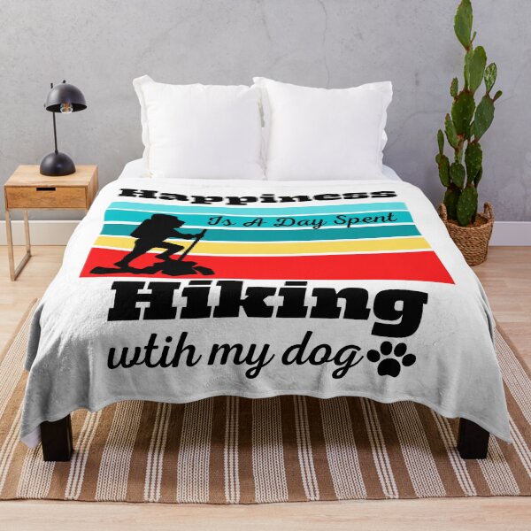 Item preview, Happiness Is A Day Spent Hiking wtih my dog designed and sold by laiil.