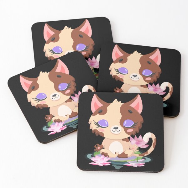Item preview, Cat In Lotus Tattoo - Tan And Brown Yoga Cat  designed and sold by Wheeler-Styl3.