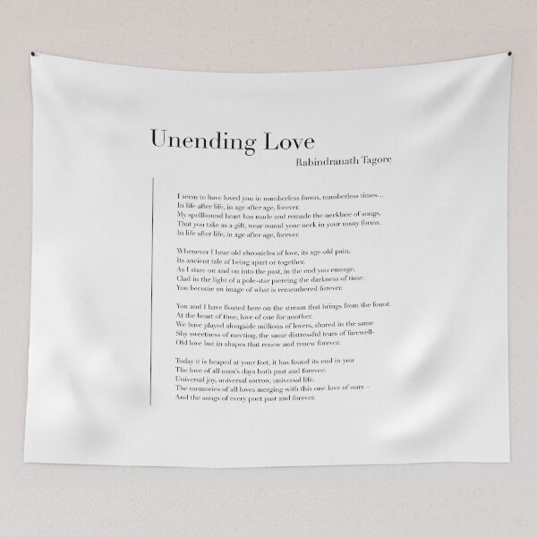 Item preview, Unending Love by Rabindranath Tagore designed and sold by wisemagpie.
