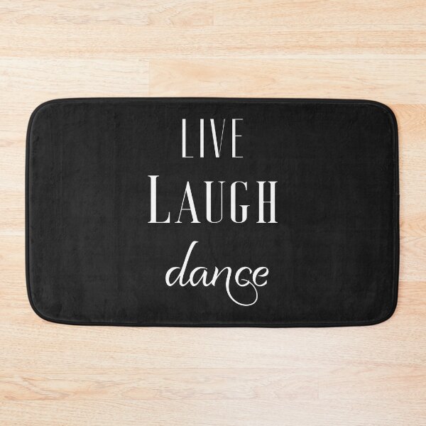 Item preview, Live Laugh Dance - Inspirational Black & White - Meme Ironic Satire designed and sold by zicutza.