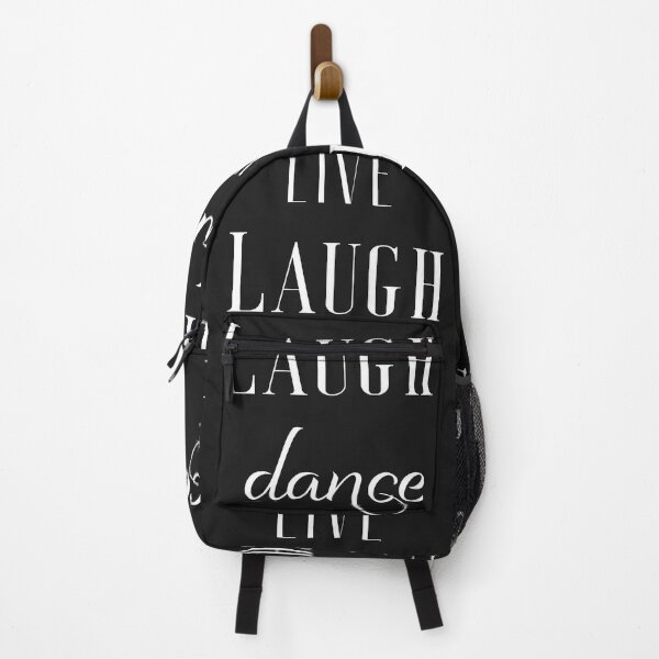 Item preview, Live Laugh Dance - Inspirational Black & White - Meme Ironic Satire designed and sold by zicutza.