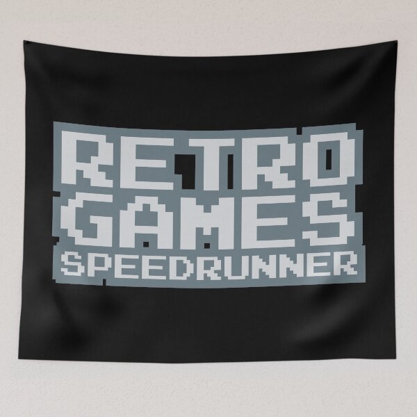 Item preview, Retro Games Speedrunner designed and sold by BRU Design.