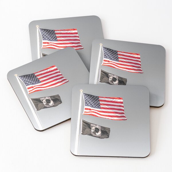 Artikelvorschau, Amerikanische und POW Flags entworfen und verkauft von StewieStrout.