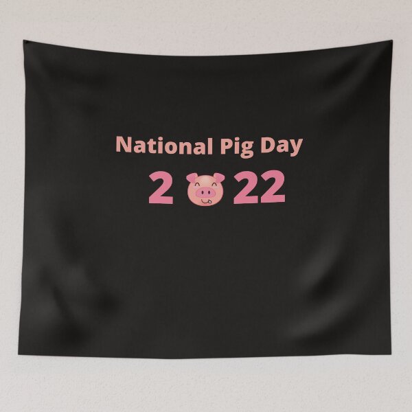 Item preview, Happy National Pig Day 2022 designed and sold by AGARI ★★★★★.
