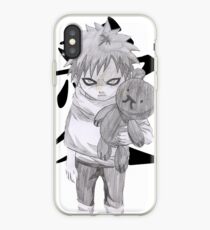 Gaara kid with bear iPhone Case