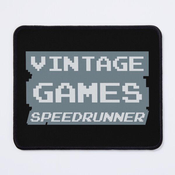 Item preview, Vintage Games Speedrunner designed and sold by BRU Design.