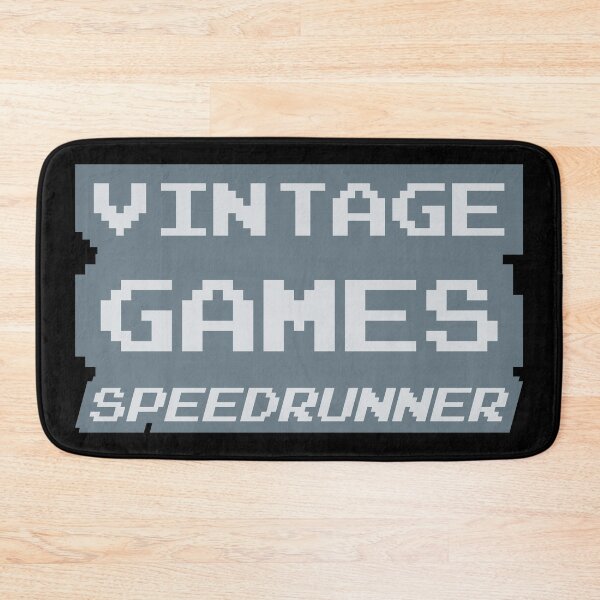 Item preview, Vintage Games Speedrunner designed and sold by BRU Design.