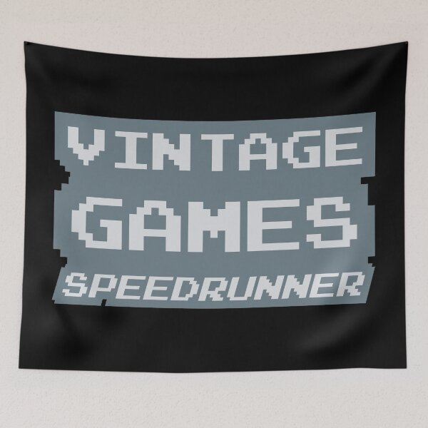 Item preview, Vintage Games Speedrunner designed and sold by BRU Design.