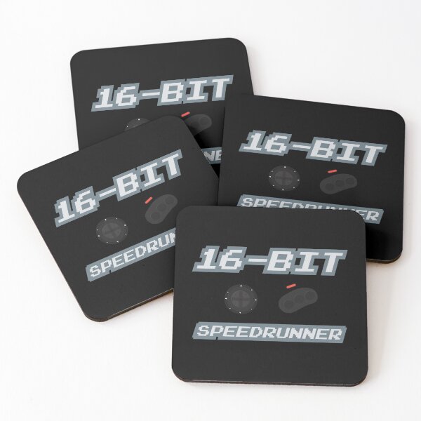 Item preview, 16-Bit Games Speedrunner designed and sold by BRU Design.