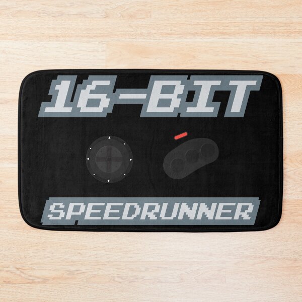 Item preview, 16-Bit Games Speedrunner designed and sold by BRU Design.