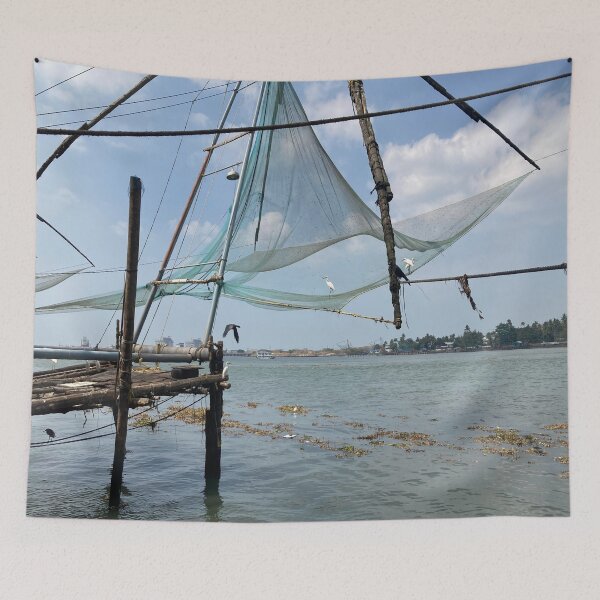 Item preview, Chinese Fishing Net - Fort Kochi designed and sold by Capture  Room.