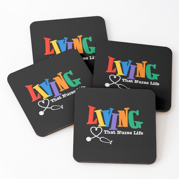 Item preview, Living That Nurse Life Funny Nursing designed and sold by RoseEddon.