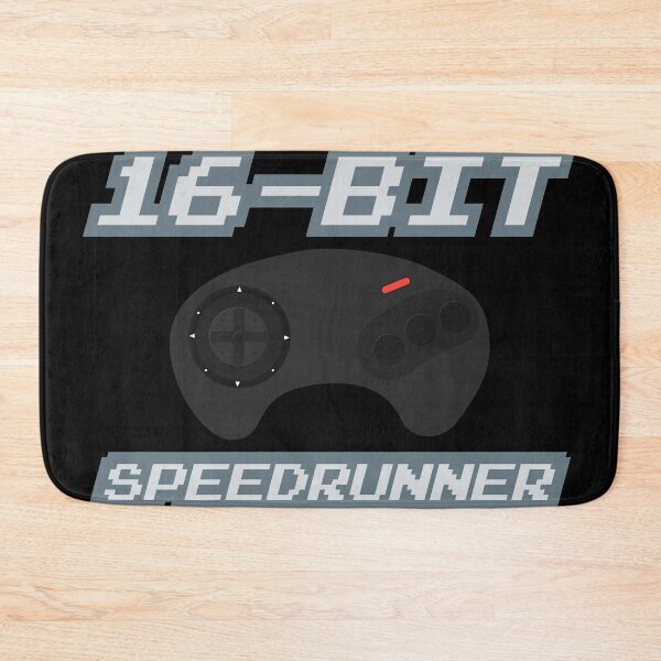 Item preview, 16-Bit Games Speedrunner designed and sold by BRU Design.