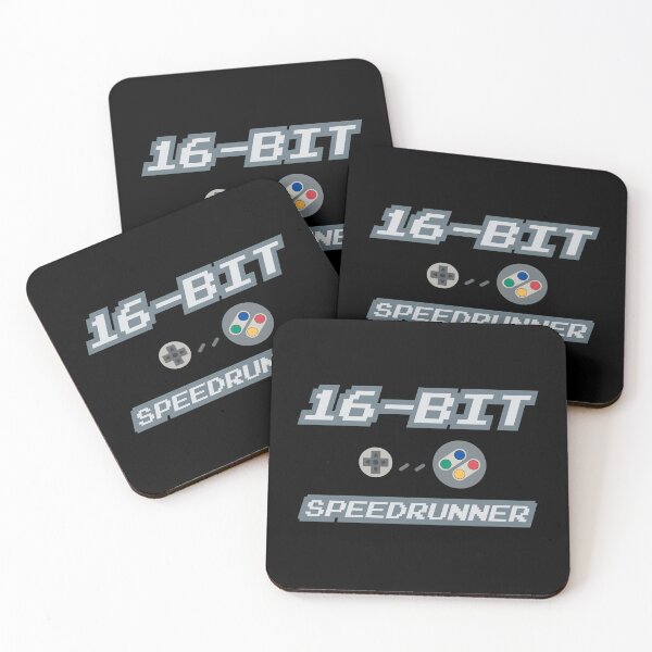 Item preview, 16-Bit Games Speedrunner designed and sold by BRU Design.