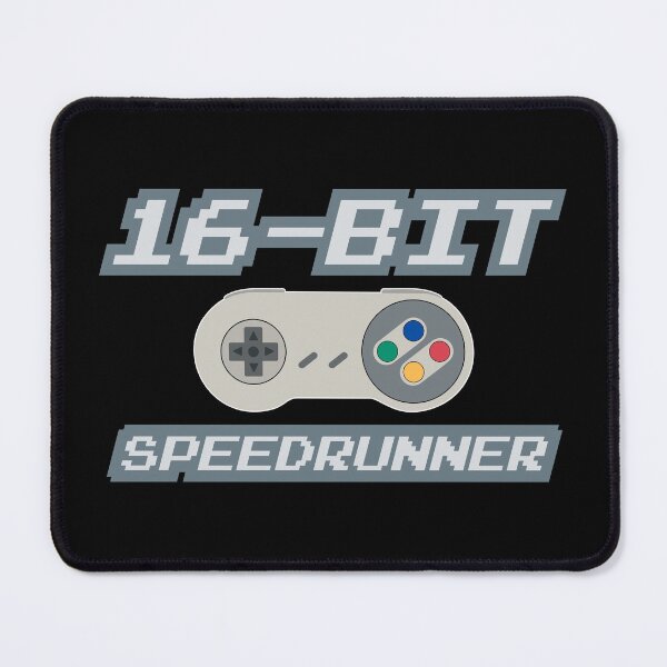 Item preview, 16-Bit Games Speedrunner designed and sold by BRU Design.
