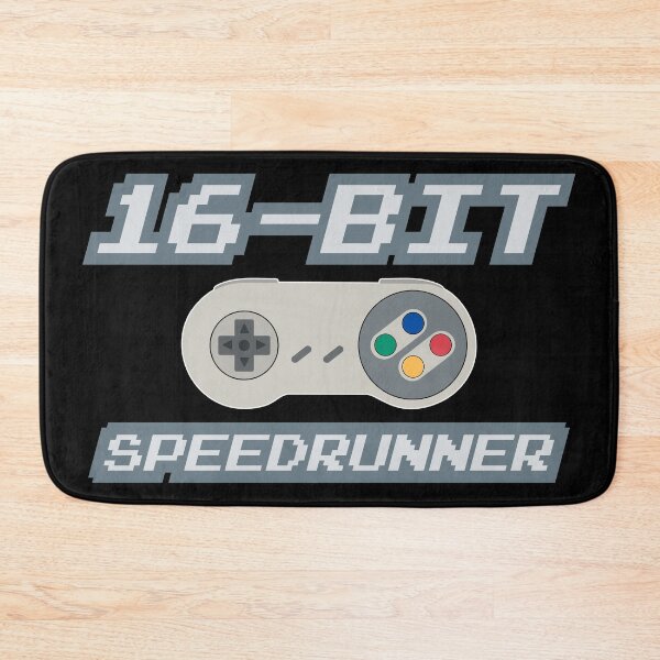Item preview, 16-Bit Games Speedrunner designed and sold by BRU Design.