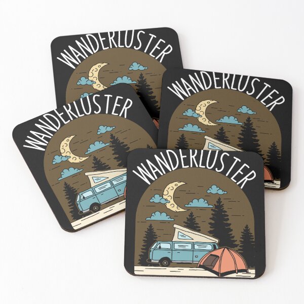 Item preview, Wanderluster , Camping Hiking Lover designed and sold by Outdoorsy World.