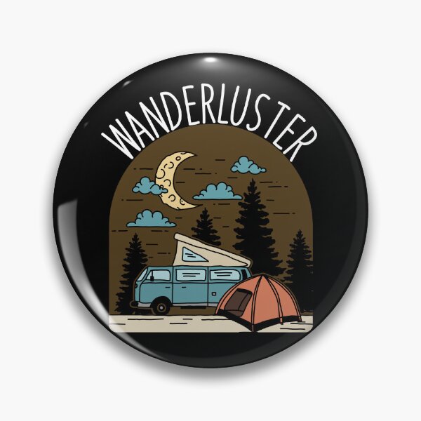 Item preview, Wanderluster , Camping Hiking Lover designed and sold by Outdoorsy World.