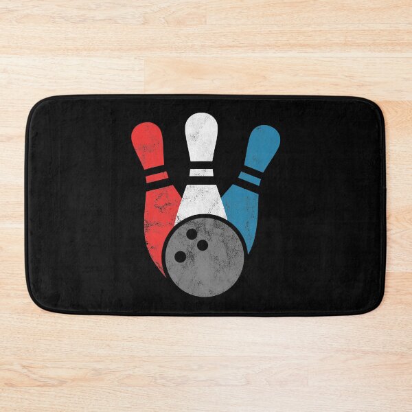 Item preview, Distressed Bowling - Bowling Pins And Ball designed and sold by Rebecca-Cruz.
