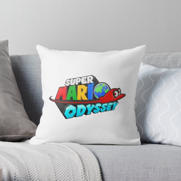 Super Mario Odyssey Throw Pillow