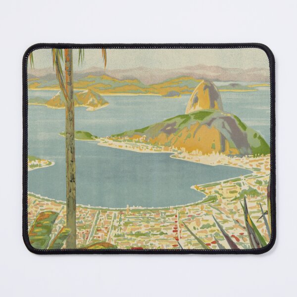 Item preview, 1940s Painting of Brazil designed and sold by Luke Mckinstry.