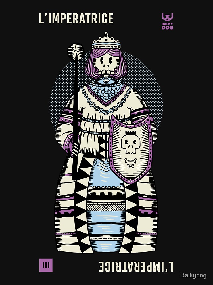 "L'imperatrice traditional Tarot card" Tshirt by Balkydog Redbubble