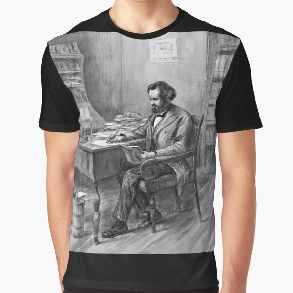Vista previa del artículo con la obra «Carlos Marx», diseñado y vendido por wowlil.