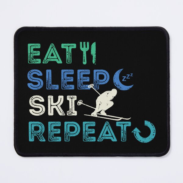 Item preview, Eat Sleep Ski Repeat designed and sold by Mariel Toigo.
