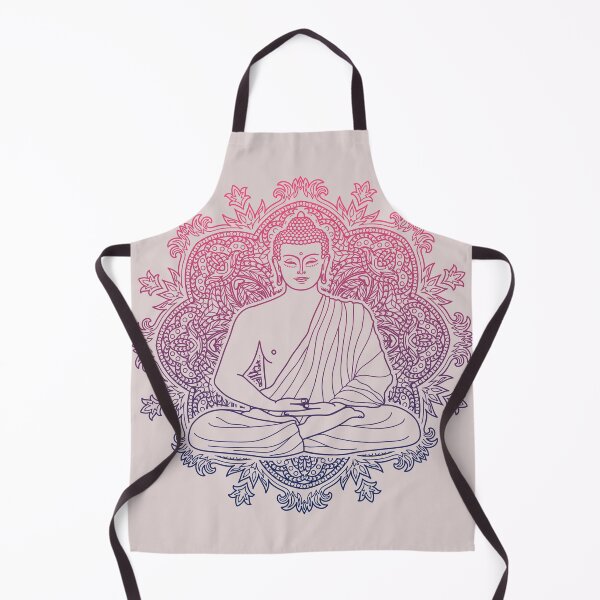 Item preview, Sitting Buddha with Mandala Background designed and sold by SoccaTamam.