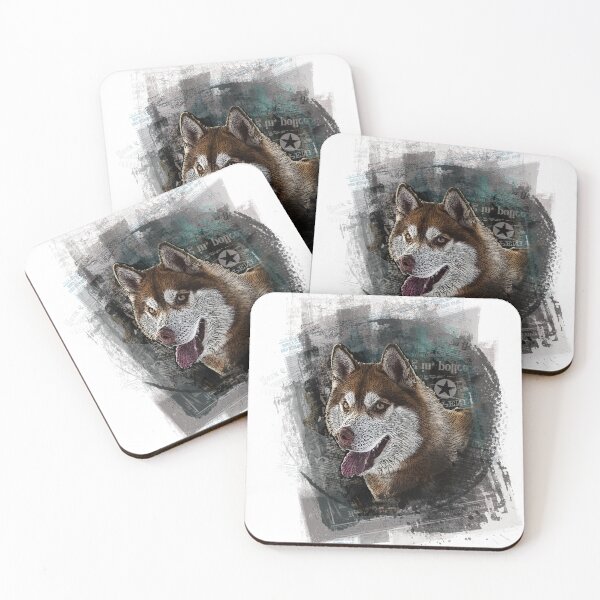 Item preview, siberian husky portrait  designed and sold by ranker666.