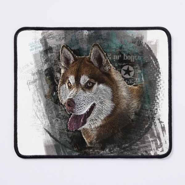 Item preview, siberian husky portrait  designed and sold by ranker666.